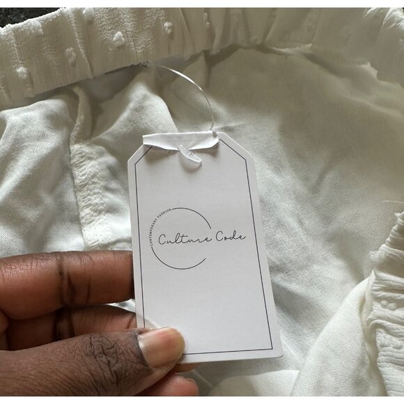 Womens Drawstring Shorts Textured Coastal Elastic Waist 1XL By Culture Code NWT - Picture 11 of 14